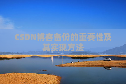 CSDN博客备份的重要性及其实现方法